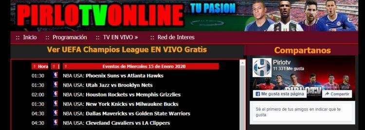 PirloTV Futbol en Vivo Directo Offers Free Live Streaming
